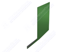Планка карнизная 100 65 0,45 3м стандарт ПЭ RAL6002 зеленый лист К-509