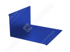 Планка примыкания верхняя 145 250 0,45 2м стандарт ПЭ RAL5002 ультрамарин К-501