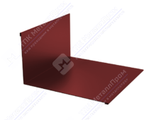 Планка примыкания верхняя 145 250 0,45 3м стандарт ПЭ RAL3003 рубин К-501
