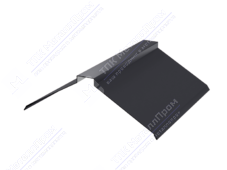 Планка конька плоского простого 150 150 0,45 2м стандарт ПЭ RAL7024 серый графит К-511