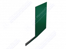 Планка карнизная 100 65 0,4 2м стандарт ПЭ в пленке RAL6002 зеленый лист К-509