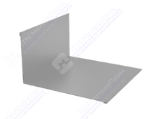 Планка примыкания верхняя 145 250 0,4 2м стандарт ПЭ в пленке RAL9002 серо-белый К-501
