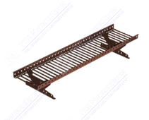 Переходной мостик BORGE 3м для м/ч, профн RAL8017 шоколад